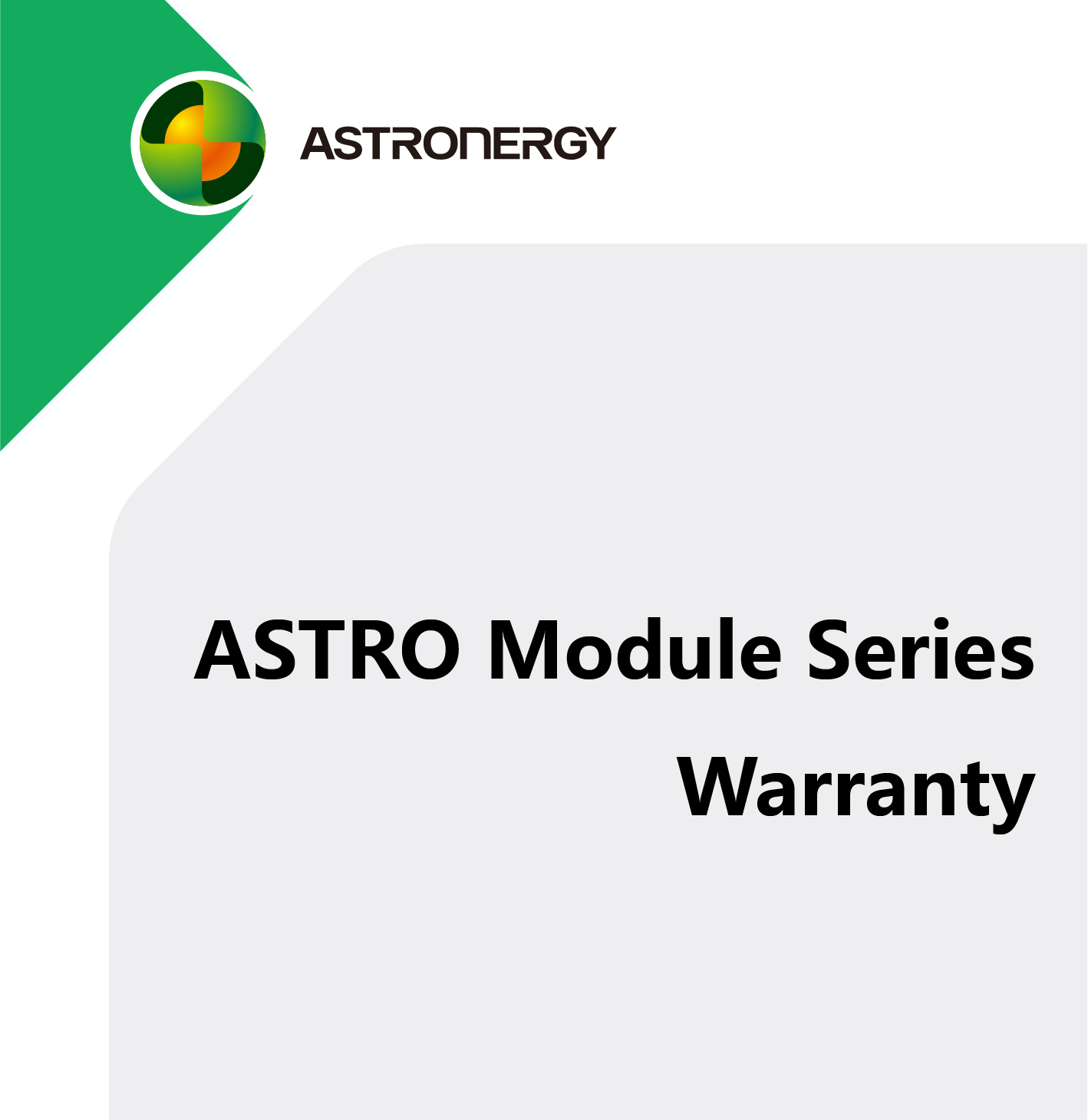 ASTRO Module Series Warranty